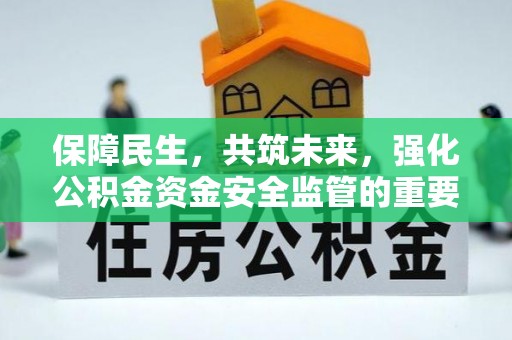 大湖保障民生，共筑未来，强化公积金资金安全监管的重要性