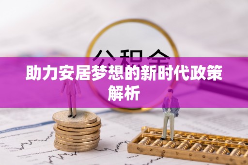 大湖助力安居梦想的新时代政策解析